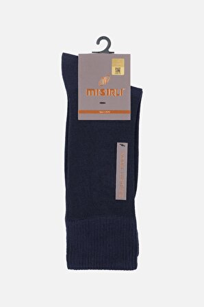 Mısırlı Erkek Modal Tekli Lacivert Diyabet Lastiksiz Soket Çorap - M-66000-L