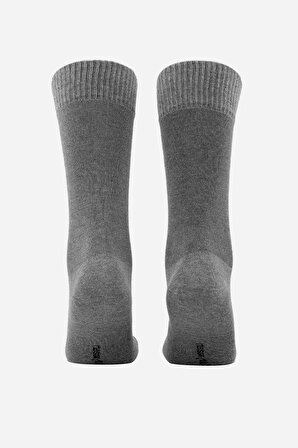 Mısırlı Erkek Modal Tekli Gri Diyabet Lastiksiz Soket Çorap - M-66000-G