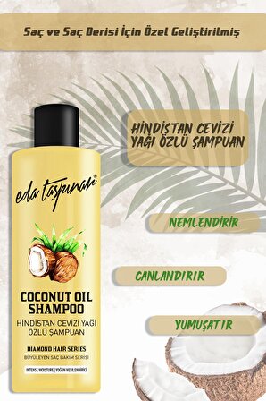 Eda Taşpınar Coconut Oil Hindistan Cevizi Şampuanı Yoğun Nemlendirici - 400 ML