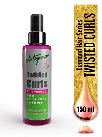 Eda Taşpınar Twisted Curls Bukle Belirginleştirici Sıvı Saç Bakım Kremi - 150 ML (EGX80)