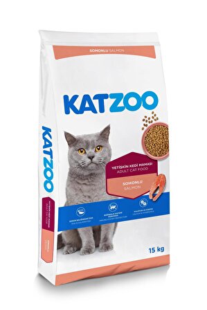 Katzoo  Somonlu Kedi Maması 15 kg 