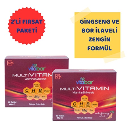 Multivitamin 2'li Avantajlı Paket