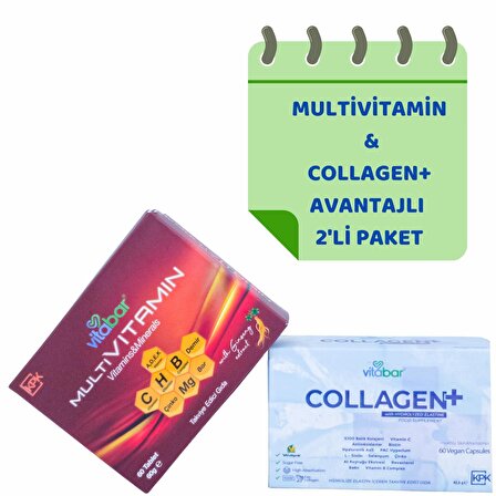 Collagen + & Multivitamin 2'li Avantajlı Paket
