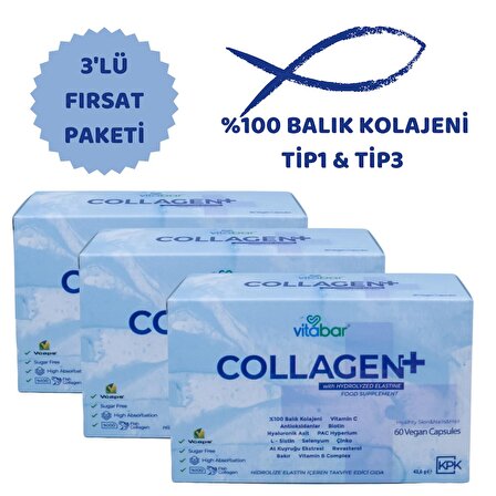 Vitabar Collagen + 3'lü Avantajlı Paket