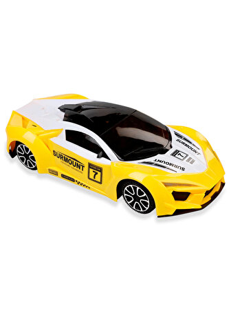 Canem Kutulu Pilli Sesli Işıklı Spor Arabası  Sarı 3+ Yaş
