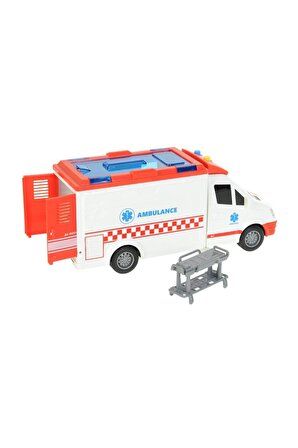 Kutulu Sesli Işıklı Sürtmeli Ambulans