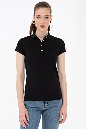Pierre Cardin  Kadın Siyah T-Shirt G022SZ011.000.1320866