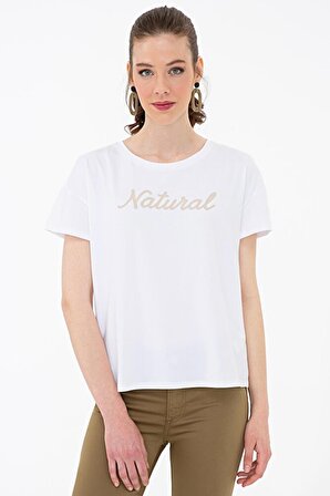 Pierre Cardin  Beyaz Kadın T-Shirt G022SZ011.000.1320910