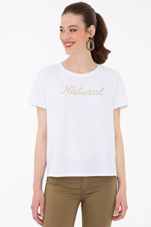 Pierre Cardin  Beyaz Kadın T-Shirt G022SZ011.000.1320910