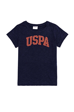 U.S. Polo Assn. Kız Çocuk Lacivert T-Shirt