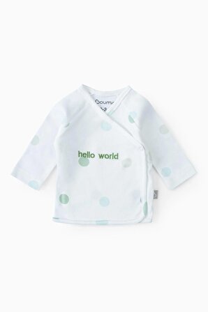 6'lı Bebek Hastane Çıkış Seti Hello World Yeşil