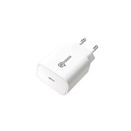 Intouch USB 20 Watt Hızlı Şarj Adaptörü Beyaz