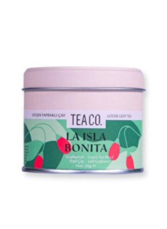 Tea Co Gojiberry ve Narlı Yeşil Çay - La Isla Bonita 25 Gr
