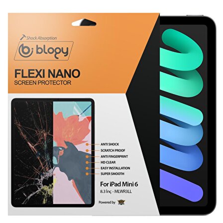 Blogy iPad Mini 6 Flexi Nano Ekran Koruyucu