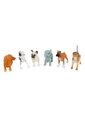Kidmar Soft Hayvanlar Figür Oyuncakları Seti Renkli
