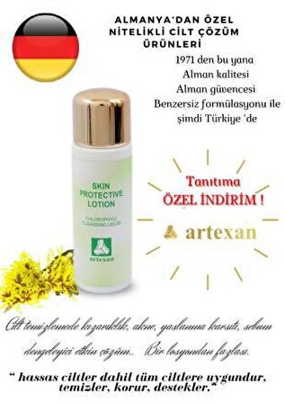 Artexan Hassas Cilt için Sıkılaştırıcı Anti Alerjik Yüz Temizleme Losyonu 250 ml 