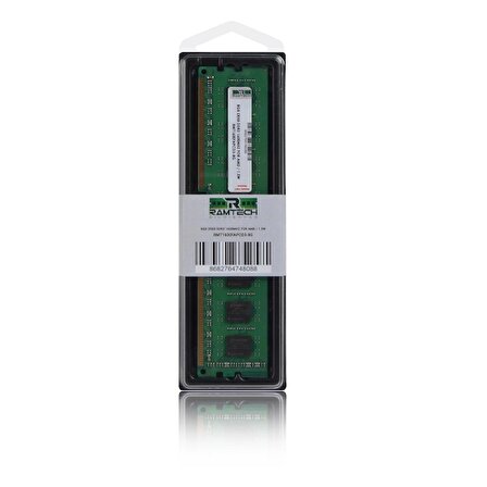 (Sadece AMD İşlemcilere Uyumlu) Ramtech 8gb DDR3 1600Mhz Masaüstü Ram 1.5w