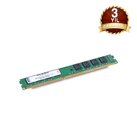 Ramtech 8gb DDR3 1600Mhz INTEL ve AMD İşlemcilere Uyumlu Masaüstü Ram 1.5w