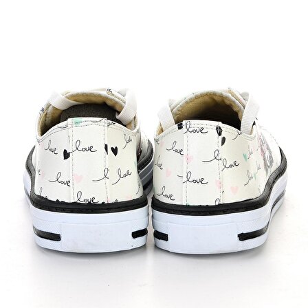 Love Unisex Beyaz Spor Ayakkabı Günlük Sneakers 7003