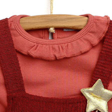 HelloBaby Winter Magic Kız Bebek Bol Paça  Salopet-Sweatshirt