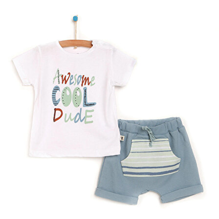 BabyZ Cool Tshirt-Şort Takım Erkek Bebek