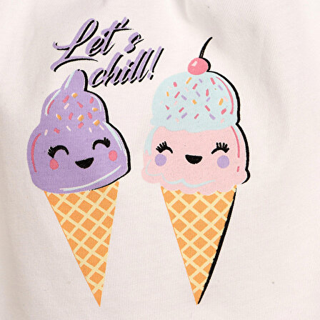 BabyZ Ice Cream & Cupcake Bluz-Şort Takım Kız Bebek