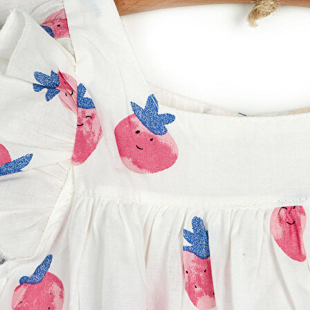 BabyZ Strawberry Smell Bluz - Kaşkorse Tayt Takım Kız Bebek