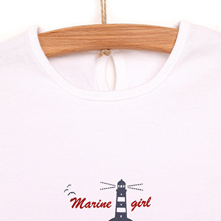 Bebbek Marine Girl Tshirt-Şort Kız Bebek