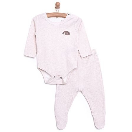 HelloBaby Yenidoğan Body Patikli Alt 2li Takım Unisex