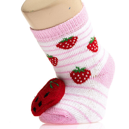 Be Cool Bolero Desenli Oyuncaklı Çorap Kız Bebek