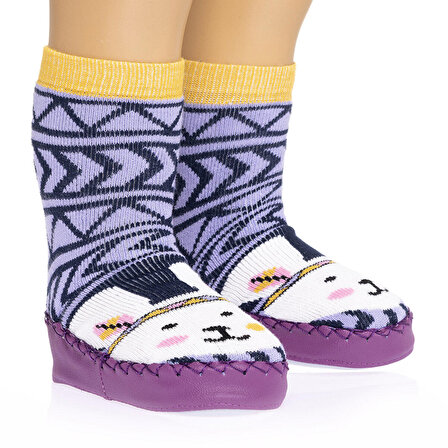 HelloBaby Desenli Çarık Çorap Kız Bebek