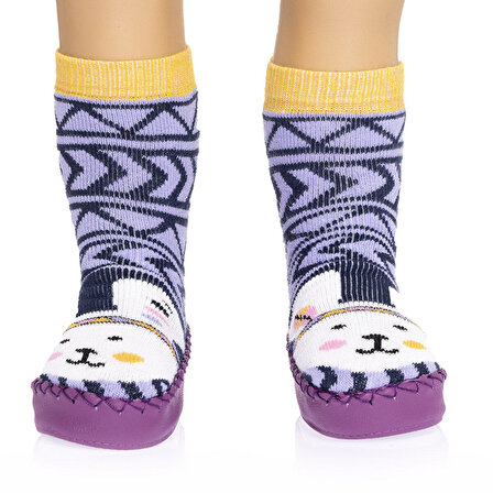 HelloBaby Desenli Çarık Çorap Kız Bebek
