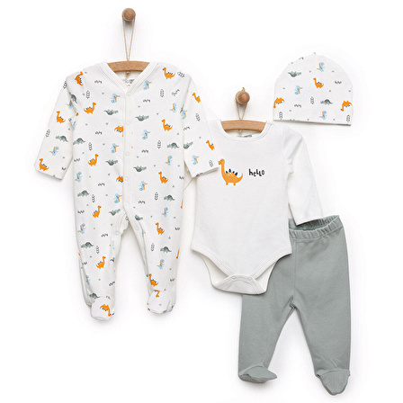 HelloBaby Yenidoğan 4lü Hastane Çıkışı Unisex