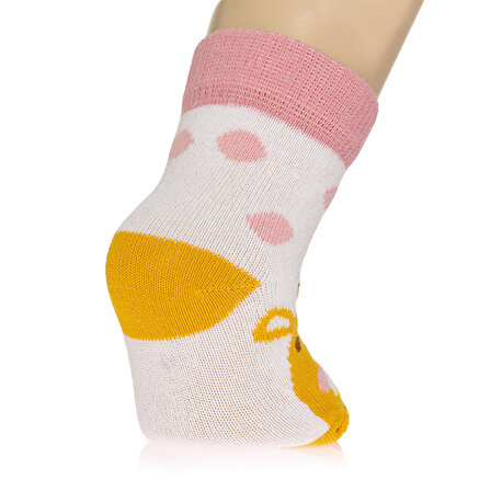 Step Desenli 2li Soket Çorap Kız Bebek