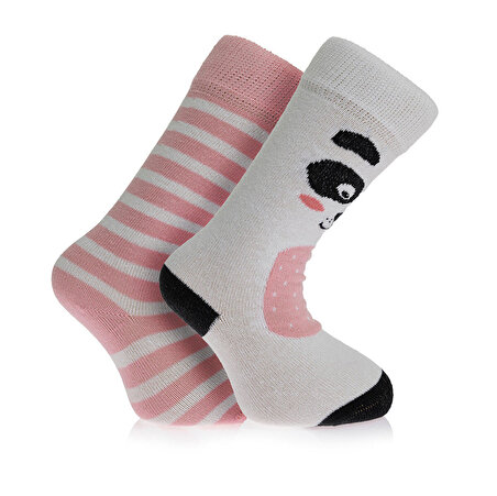 Step Desenli Diz Altı Çorap Kız Bebek
