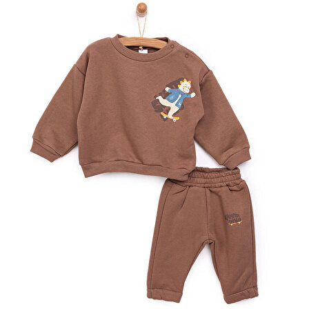 Tuffy Mini Dino Sweatshirt-Patiksiz Alt Erkek Bebek