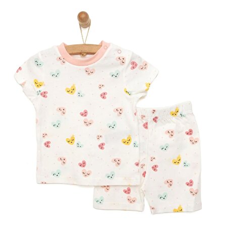 HelloBaby pijama takımı Kısa Kol Pijama Takımı Kız Bebek