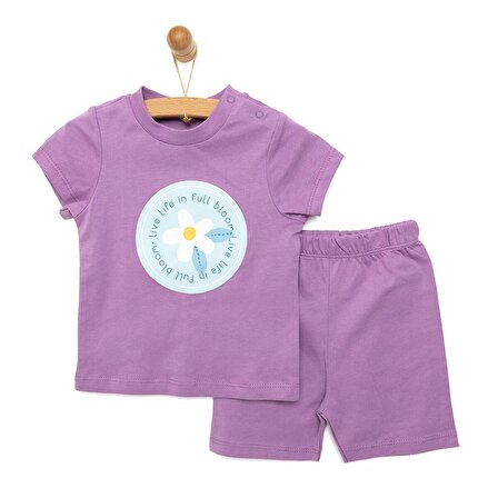 HelloBaby pijama takımı Kısa Kol Pijama Takımı Kız Bebek