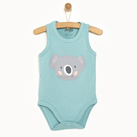 HelloBaby Sevimli Hayvan Surat Atlet Body Unisex