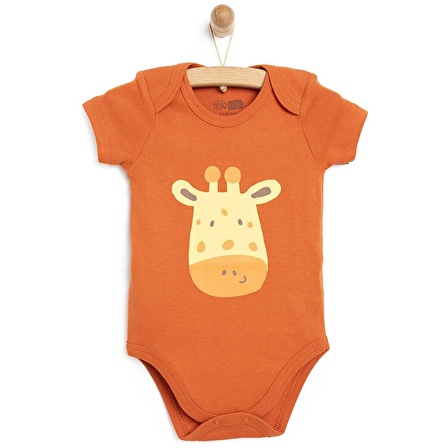 HelloBaby Sevimli Hayvan Surat Kısa Kol Body Unisex