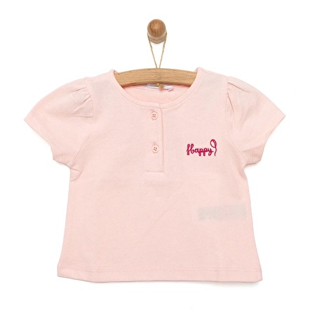 HelloBaby Basic Bisiklet Yaka Kısa Kol Tshirt