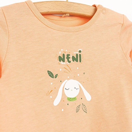 HelloBaby Tavşan Neni Pijama Takımı Kız Bebek