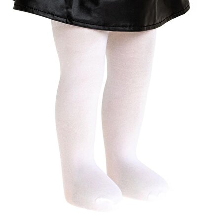 Daymod Düz Beyaz Mus Külotlu Çorap Kız Bebek