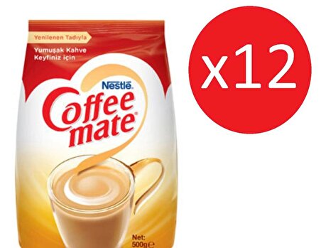 Nestle Coffee Mate Süt Tozu - Kahve Kreması - 500 Gr x 12 Adet