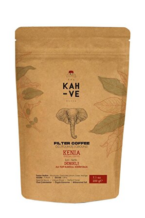 Kenia Aa Top Karigu , Kiringaya Filter Coffee 200 Gr