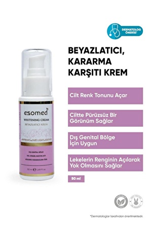 Esomed Beyazlatıcı Krem 50 Ml