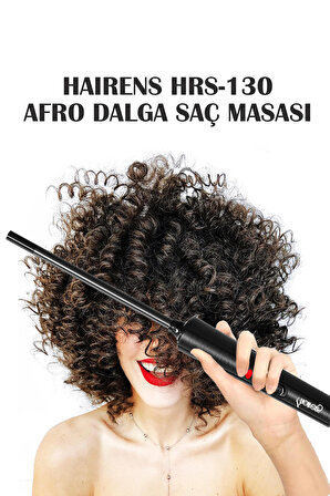 Hrs-130 Afro Dalga 9 Mm. Kıvırcık Ince Saç Maşası, 20 Cm. Ekstra Uzun Başlık