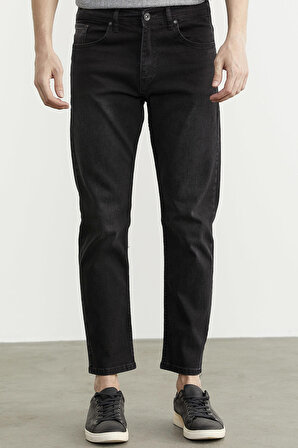 Skinny Fit Normal Bel Jean Pantolon - Siyah