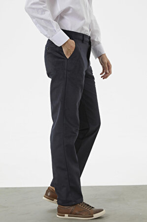 Klasik Chino Kadife Pantolon - Siyah