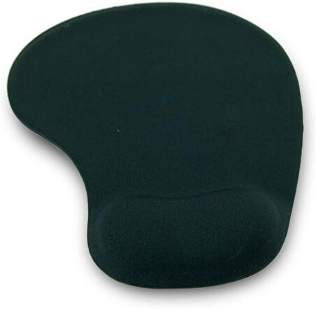 Coverzone Bilek Destekli Mouse Pad Kumaş Yüzey Kaymaz Alt Taban Kullanıcı Dostu Şık ve Rahat Tasarım Fare Altlığı (Siyah)